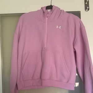 Under Armour Light Pink Half-Zip Hoodie